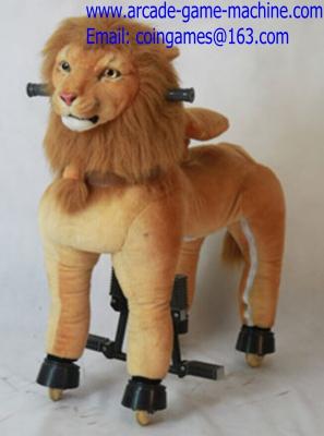 China Children Amusement Park Equipment Mechanical Children Animal Lion Kiddie Rides Toy for sale