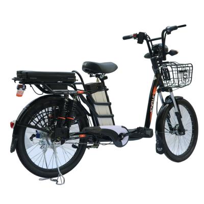 China Multifunctional Hot Newly Selling 350W Cheap Cargo Bike Electric Bicycle 48V Moped City Electric Bike for sale