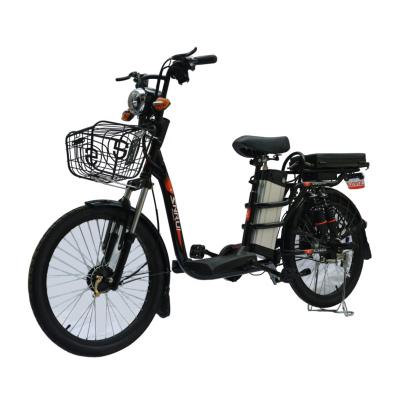 China Multifunctional Factory Price 350W Cheap 24 Inch Retro Electric Street Men's Electric Bike Bicycle for sale