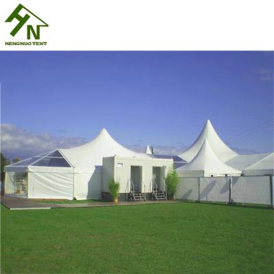 China 1000 hot dipped galvanized big cheap mixed people high peak wedding party tents for sale for sale