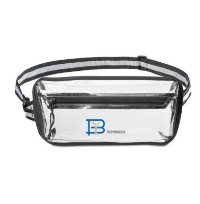 China Fashion Clear Mini Sling Bag High Quality OEM Logo Waist Bag Outdoor Bags Custom Made For Men And Women Free Sample for sale