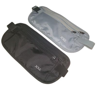 China Water Proof RFID Waist Bag Waist Bag With RFID Lining RFID Security Travel Money Belt for sale