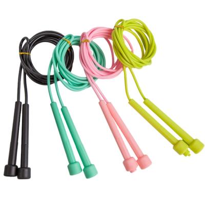 China 2021 Fashion New Design PVC Handle Jump Rope PVC Transparent Adjustable Jump Ropes for sale