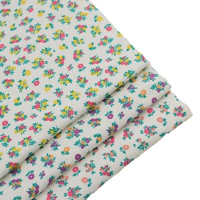 China Non-conductive fashion floral meter one for sale cotton soft twill weave children's shirt cotton pants dress fabric for sale