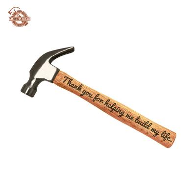 China Machinist Hammer Gift Claw Hammer Engraved With Personal OEM for sale