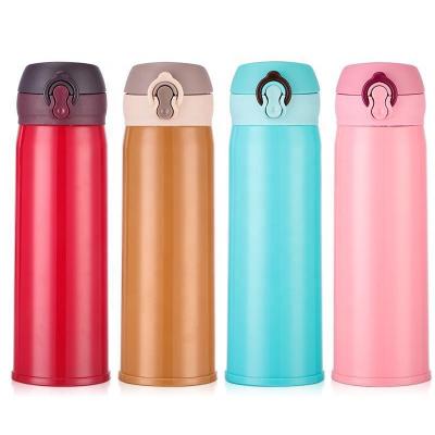 China PORTABLE Stainless Steel 500ml Double Wall High Quality Vacuum Bottle With Bounce Lip Custom Logo Tumbler For Thermos Flask for sale