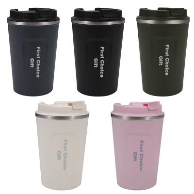 China Top Sale 380ml PORTABLE Vacuum Coffee Mug With Lip 500ml Double Wall 304 Stainless Steel Car Vacuum Travel Insulated Tumbler For Coffee for sale