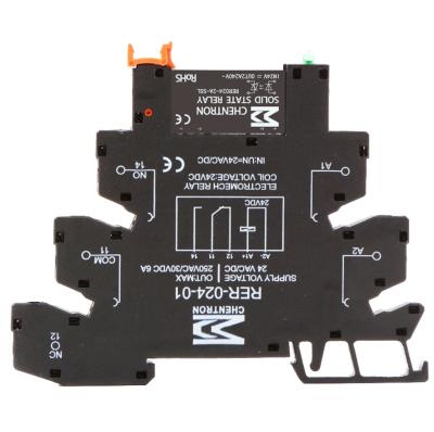 China Solid State Relay SSL Photocoupler Relay DC24V Industrial Slim Terminal Intermediate Relay HF41F. for sale