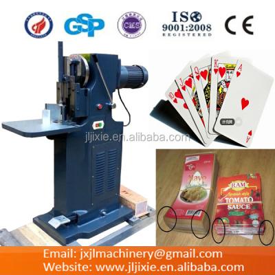 China Garment Shops SJQ-120A Playing Cards Corner Rounding Machine for sale