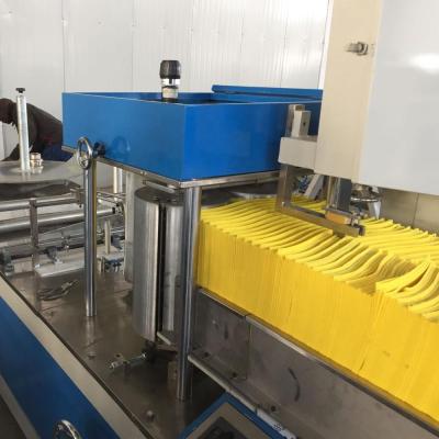 China JL-Z380 Hotels Automatic Needle Punched Nonwoven Cleaning Mop Making Machine for sale