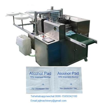 China JL-S250 Automatic Hotels Alcohol Swab Pad Making Machine for sale