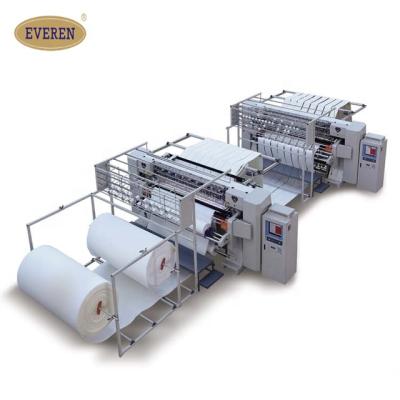 China Head Moved Computerized Chian Stitch Multi Needle Quilting And Slitting Machine For Mattress Border for sale