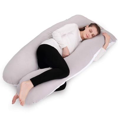 China New Multifunctional Sleep Support Pillow For Pregnant Women Body Cotton Pillowcase U Shape Pillows Pregnancy Side Sleepers Maternity Bedding for sale