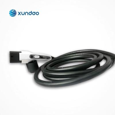 China Best design commercial high efficiency ev conversion type 1 charging cable with ev plug for sale