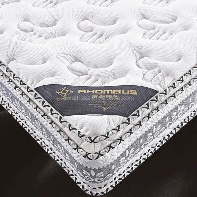 China Home Furniture Roll Up King Size Cool Gel Memory Foam Metal Spring Bed Mattress A6 for sale