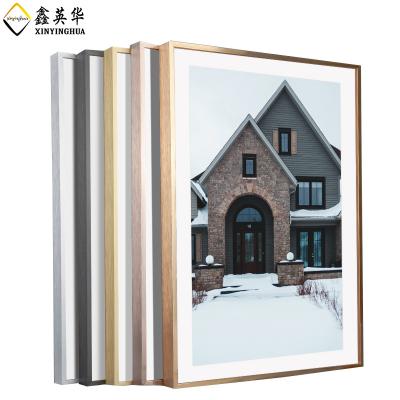 China Custom Size Aluminum Alloy Display/Advertising/Decoration Factory Canvas Prints Wall Picture Frame Room Decor Metal Frame Aluminum Picture Picture Frame for sale