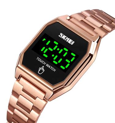 China Simple Day/Date Skmei 1679 Stainless Steel Men's Touch Led Digital Watch Outdoor Sport Watch for sale