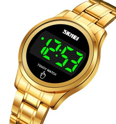 China Day/Date Skmei Women Gold Watches Reloj Digital Led Watch Wrist Digital Luxury Watch For Women for sale