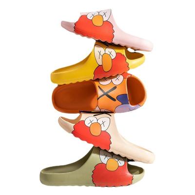 China Wholesale Authentic Yeezy Original Custom Cartoon Yeezy Shoe Fashion Trend Home Slipper Slippers Mens Womens Orange Red Green Purple Good Quality for sale