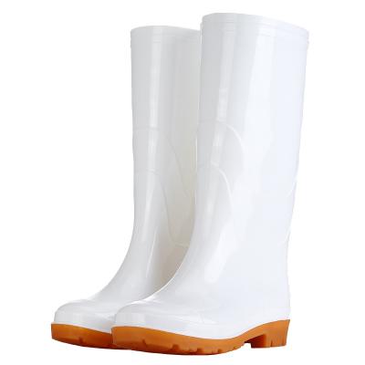 China Wholesale Waterproof White Rubber Boots Factory Ladies Rain Boots Running Rain Boots for sale