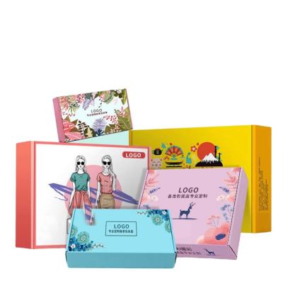 China Recyclable Packaging Custom Design Square Folding Kraft Paper Airplane Box Airplane Cartons Box for sale