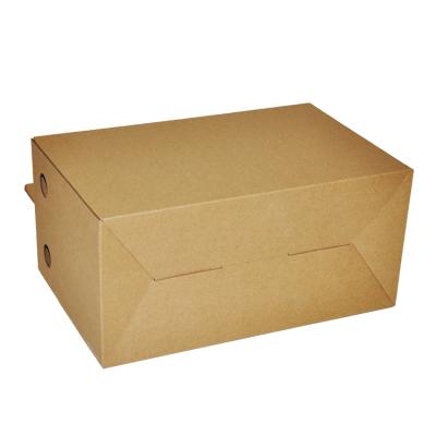 China Disposable Factory Wholesale Price Boxes Custom Kraft Paper Packaging Box for sale