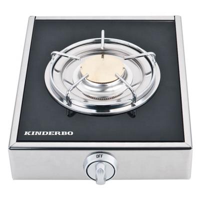 China New Arrival Outdoor European Type Tempered Glass Single Burner Gas Stove for sale