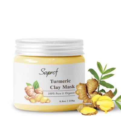 China Damage Release Female Natural Skin Care Brightens Turmeric Anti Aging Clay Mud For Face Repairs Healing for sale