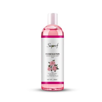 China Wholesale Toner Skin Care Face Toner Saprof Rose Water 250ml Neck And Face Mist Soothing Moisturizing for sale