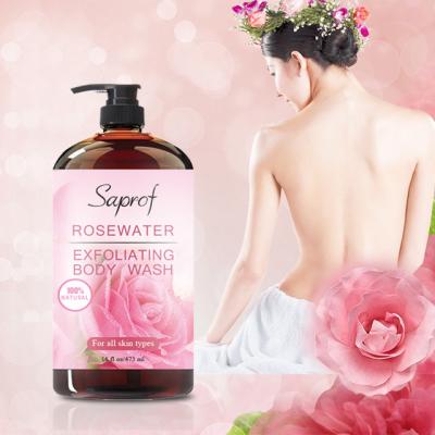 China Whitening Whitening Body To Wash Organic Body Shower Gel Rose Scent Bath Shower Gel for sale