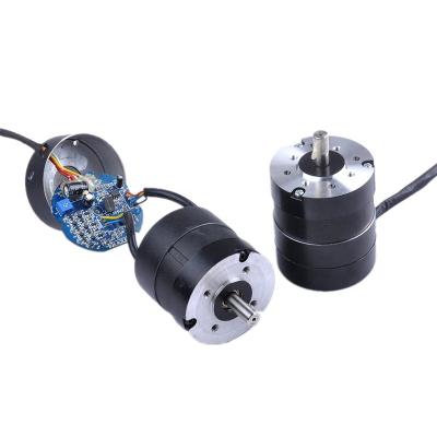 China Totally Enclosed All in One Motor and Controller Kit 57mm 50W 24V 3000rpm Integrated Brushless Motor for sale