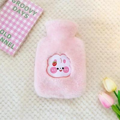 China Hot-selling plush water injection hot water bag large hot water irrigation bag hot compress bag hand warmer explosion-proof hot bag warmer belly warmer for sale