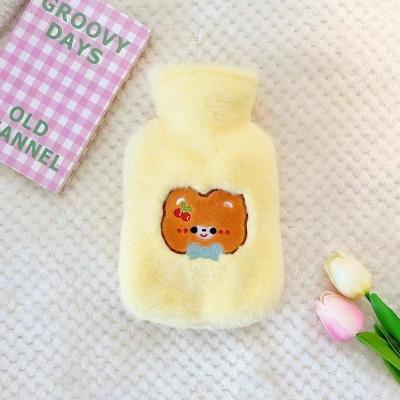 China Small Explosion-proof Hand Warmer Plush Water Injection Hot Water Bag Irrigation Bag Warmer Bag Hand Warmer for sale