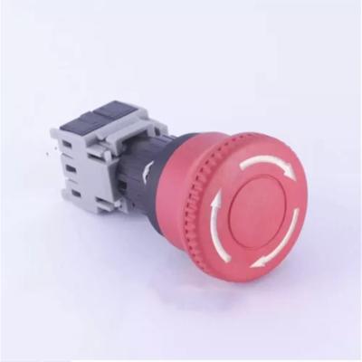 China ELEWIND 16mm Emergency Stop Plastic Push Button Switch (PB163-11TSB) for sale