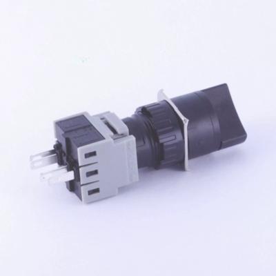 China ELEWIND 16mm 1NO1NC 4pin 2 position selector 2 hold position to hold (PB163Y-11X/21) for sale