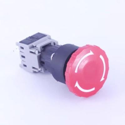 China ELEWIND 16mm Emergency Stop Plastic Push Button Switch (PB163-11TSA) for sale