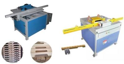 China Halb automatisches doppeltes Hauptholz Stringer Pallet Notching Machine zu verkaufen