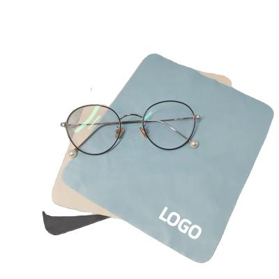 China 80% Polyester 20% Polyamide Eyewear Accessories Sunglasses Screen Glass Microfiber Cloth Eyeglasses Glass Cleaner Cloth for sale