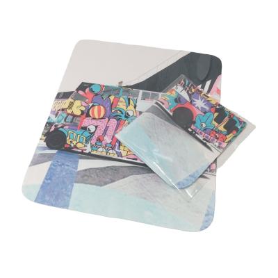 China Custom 80% Polyester 20% Polyamide Digital Printing Hot Transfer Digital Printing Microfiber Glasses Glasses Spectacles Glass Clean Cleaning Cloth for sale