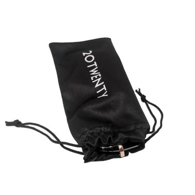 China 80% Polyester 20% Polyamide Custom Logo Printed Microfiber Glasses Bag With Drawstring Pouch High Quality Many Color Eyewear Sunglasses for sale