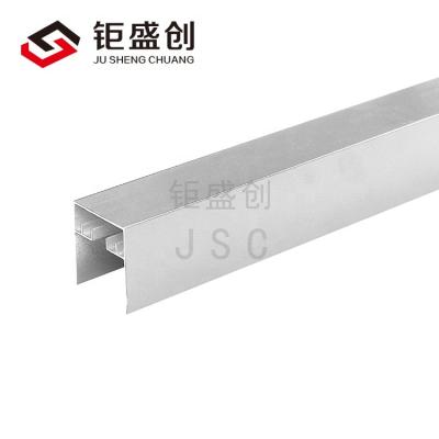 China High Quality Aluminum Profile Curtain Rod Slide View Window Sliding Track Accessories Track Runners for sale