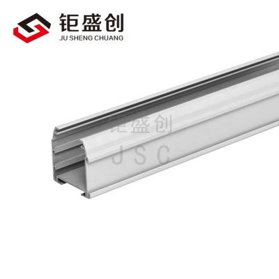 China Framing Aluminum Extrusion Hollow Tube For Curtain Pole Track Profiles for sale