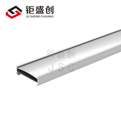 China Cheap Factory Price Framing Accessories Side Installation Aluminum Track For Vertical Blinds for sale