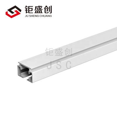 China Anodized Aluminum U Shape Hanging Rail Frame Profiles , Aluminum Track U Mounting Extrusion for sale