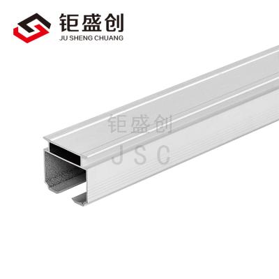 China Heavy Duty China 6000 Curtain Frame U Track Shapes Aluminum Extrusion Profiles, 6063 Aluminum Extrusion Rail for sale