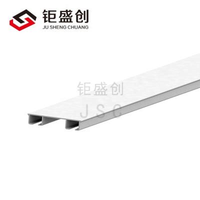 China Top Selling Framing Customized Aluminum Curtain Profile Tracks Profile Pulley Slide Way U Shaped Straight Aluminum Curtain Rail Supplier for sale