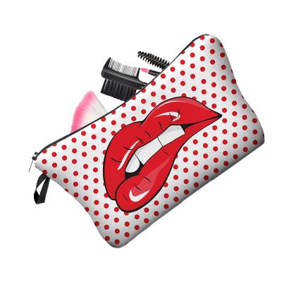 China Custom Printing Fancy Cosmetic Makeup Pouch Fashoion Pouch Travel Wash Toiletry Bag Cosmetic Bags for sale