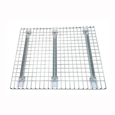 China Corrosion Protection Steel Pallet Industry Warehouse Storage Welded Metal Stage Beam U Channel Durable Steel Wire Mesh Platform for sale