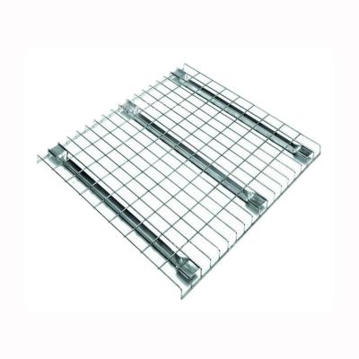 China Corrosion Protection Industry Warehouse Storage Welded Durable Steel Metal Step Beam U Channel Wire Mesh Platform For Shelves for sale