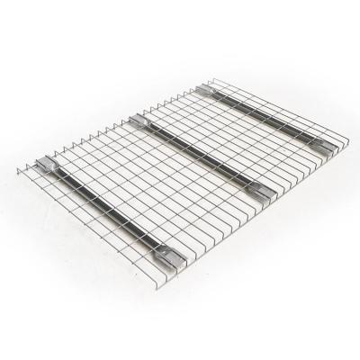 China Corrosion Protection Storage Bin Rack Industry Warehouse Storage Steel Pallet Welded Wire Mesh Deck Wire Decking Durable for sale